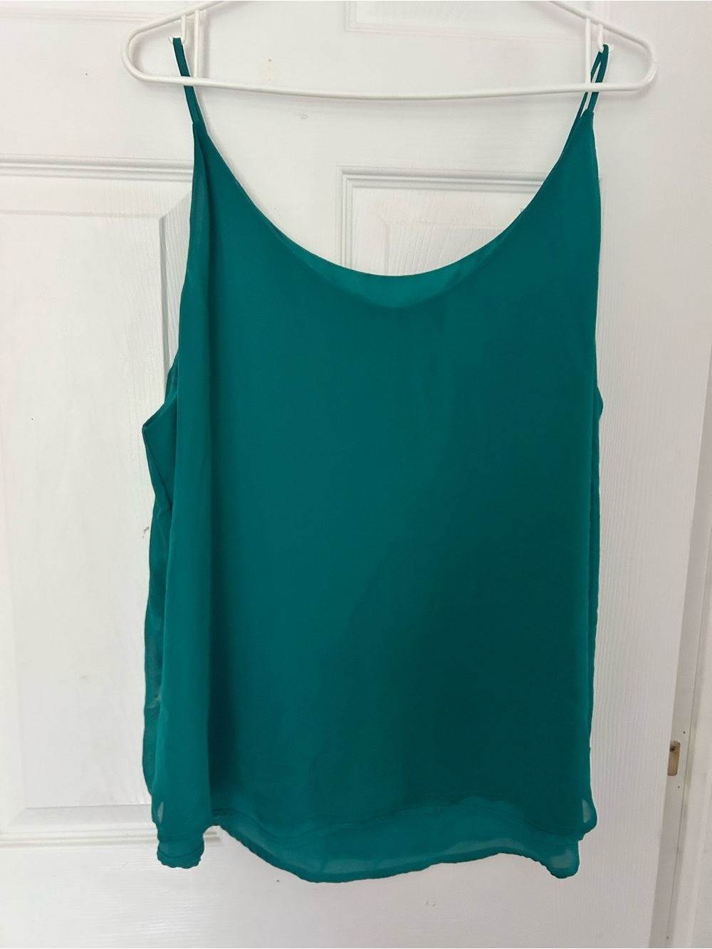 🔥 $2 Women’s Teal Spaghetti-Strap Camisole Top